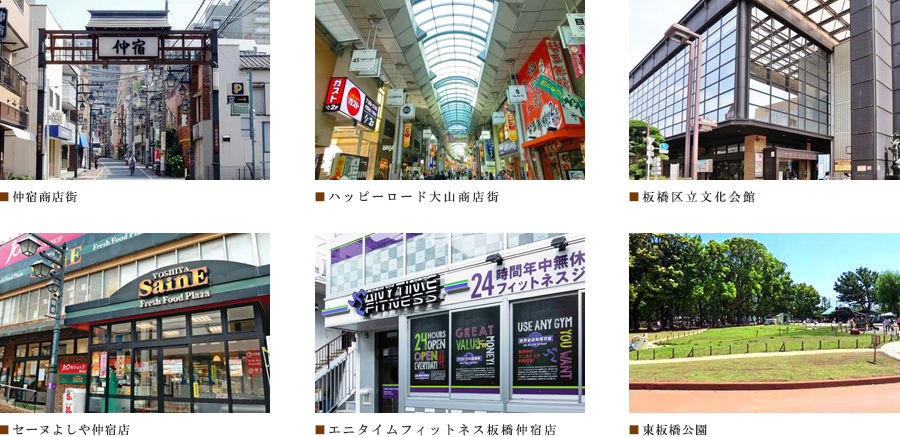 ザ・パークハビオ板橋区役所前：ロケーション01