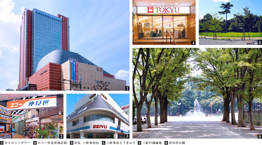 ザ・パークハビオ三軒茶屋テラス:ロケーション01