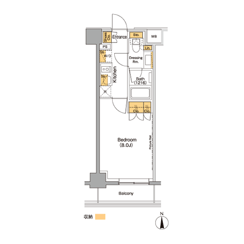 ザ・パークハビオ上野御徒町｜間取図