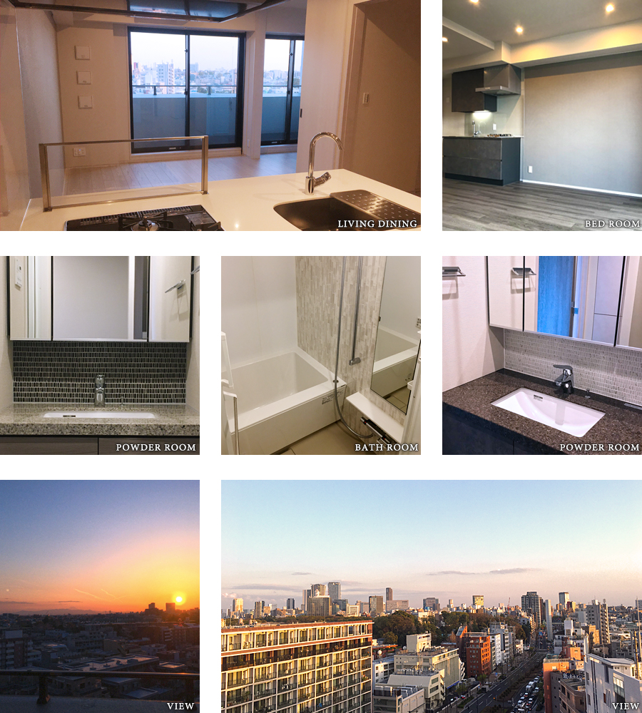 ザ・パークハビオ代々木初台:リビング・ベッドルームの写真